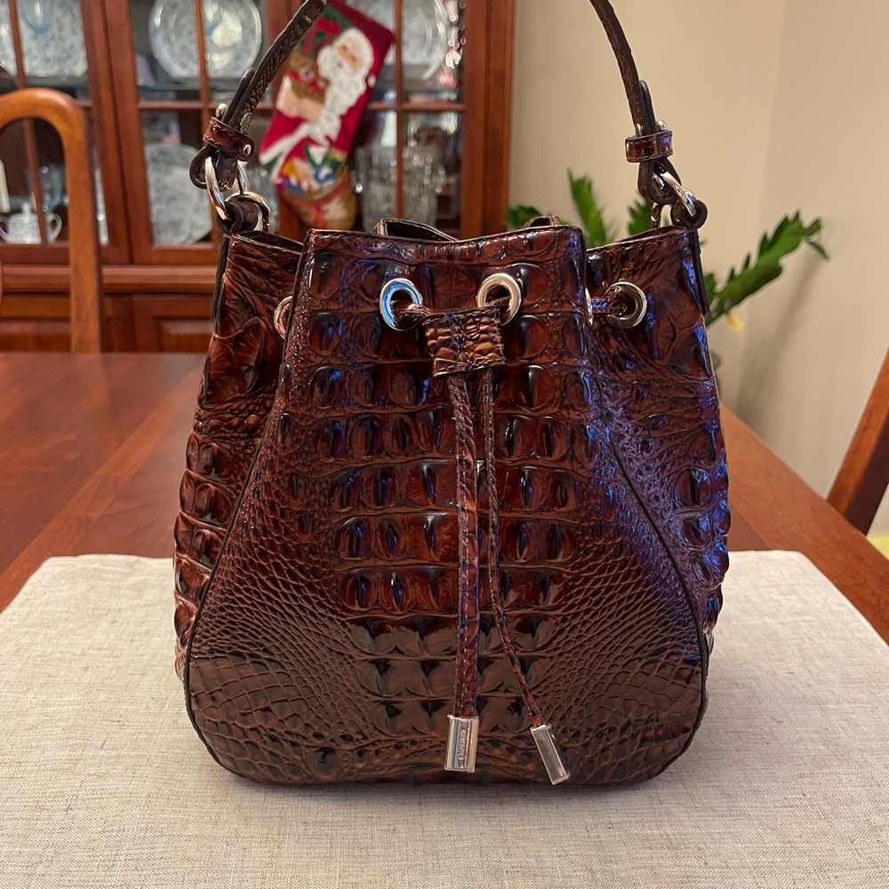 NWT Brahmin Melinda Bucket Bag